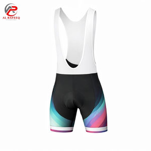Maillot de cyclisme court en maille avec bavette, design personnalisé, séchage rapide, vêtements de cyclisme sur route - Product Image 5