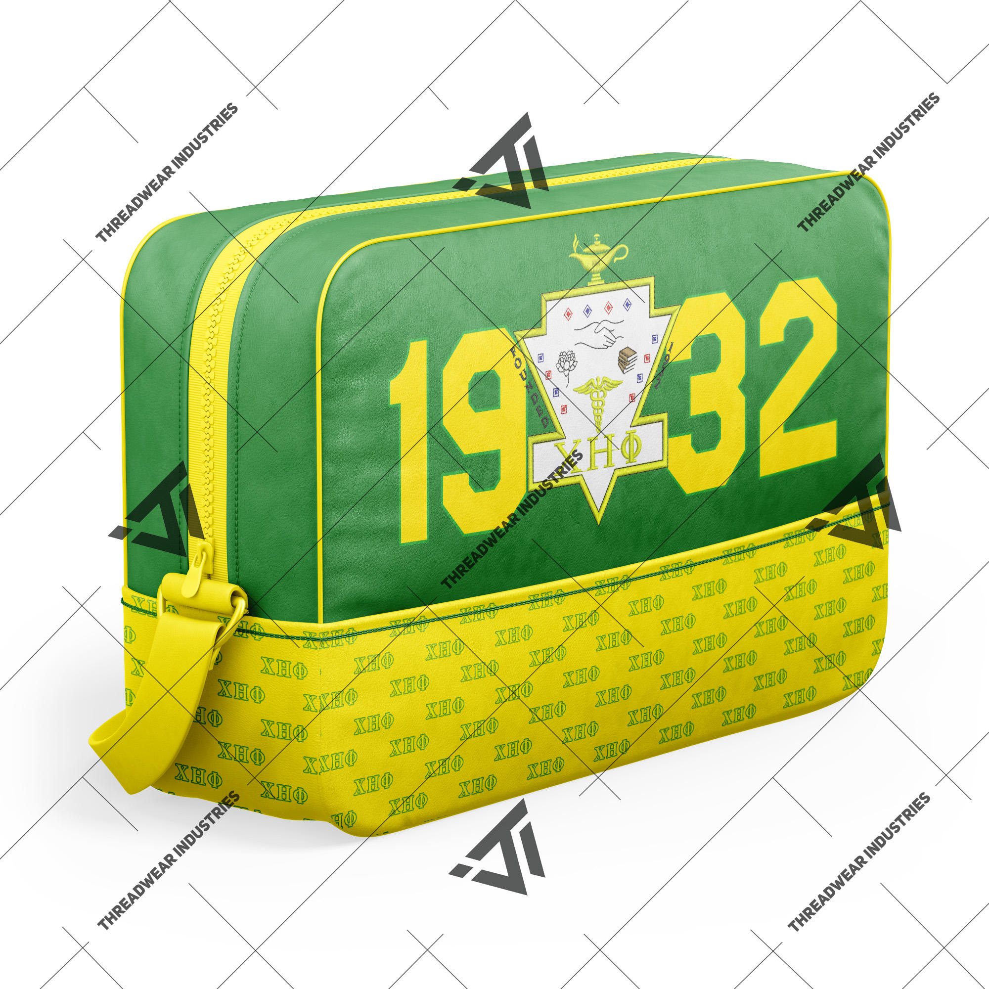 Pea Green With Lemon Yellow