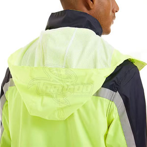Chaqueta de Trabajo de Invierno Informal, Impermeable y Reflectante con Cuello Alto para Hombre - Product Image 6