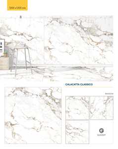 Carreaux de sol en porcelaine à corps vitrifié poli 1200x1200mm pour usage commercial et résidentiel pour appartements et chambres - Product Image 2