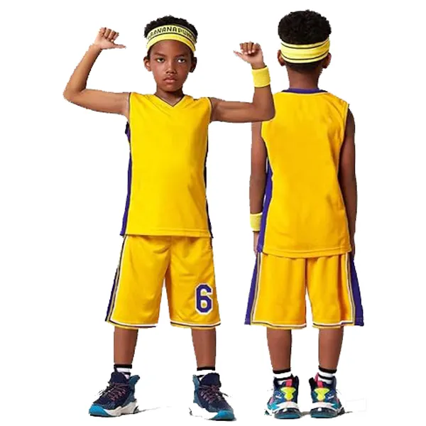 Shorts de basquete infantil personalizado estilo High Street, até o joelho, anti-rugas, de secagem rápida, à prova d'água, respirável e sustentável para meninos