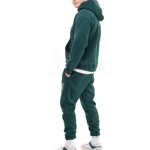 Chándal Deportivo para Hombre al por Mayor, Ecológico, 100% Algodón, Cortavientos, Diseño Personalizable, Chándal de 2 Piezas - Product Image 1