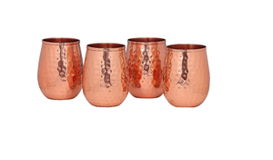 Mug à double paroi en cuivre Divris, finition martelée, design vintage, fabriqué à la main, grande capacité, pour les fêtes - Product Image 6