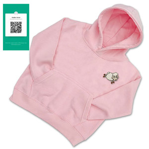 Niños al por mayor Color sólido bordado niños Sudadera con capucha de alta calidad niñas algodón polar bordado sudaderas con capucha hechas en Pakistán - Product Image 1