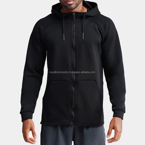 Venta al por mayor de chaquetas de gimnasio con logotipo personalizado para entrenamiento al aire libre, chaquetas de gimnasio para hombre, de secado rápido, informales, transpirables, elásticas, para gimnasio - Product Image 5