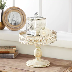 Elegante soporte de pastel de metal dorado y negro de dos niveles Diseño clásico para decoración de eventos de fiesta de boda Precio al por mayor Herramientas para pasteles - Product Image 4