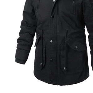 Chaqueta impermeable con cremallera para hombre de alta calidad con logotipo personalizado chaqueta cortavientos para hombre de talla grande - Product Image 5