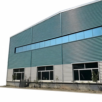 Entrepôt préfabriqué en structure métallique à installation rapide, grand espace, entrepôt de stockage métallique pour usage industriel
