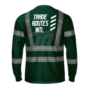 Ensemble de boutons de bavette de chemise de l'équipage de vêtements de sécurité pour les travailleurs industriels personnalisables en polyester imperméable et durable - Product Image 3