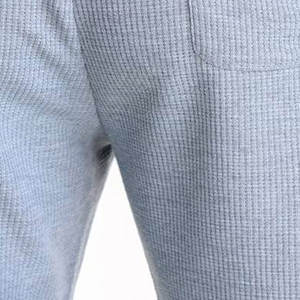 Pantalones apilados al por mayor pantalones de chándal apilados inferiores con bolsillos laterales pantalones apilados para hombre con logotipo personalizado - Product Image 6