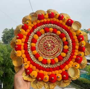 Porte-bougie indien fait à la main Diwali décoration de la maison faveur de mariage bougeoir cadeau de fête Diyas pour faveur de Pooja - Product Image 1