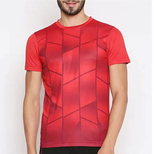 Camiseta Deportiva Sublimada de Diseño Personalizado para Hombre, Ropa de Entrenamiento para Gimnasio y Fitness, Secado Rápido, Ligera - Product Image 1