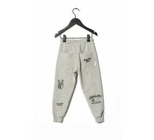 Top qualité enfants pantalons de survêtement taille élastique solide uni tricoté tissu belles couleurs taille régulière avec poches pour garçons enfants - Product Image 1