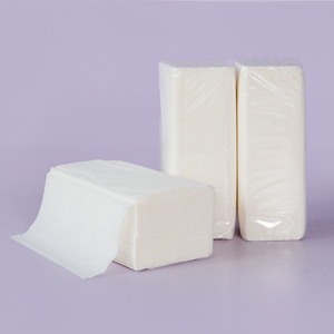 Serviettes en papier blanches 2 plis en pâte de bois vierge imprimées au laser en sachet pour dîners, événements, traiteurs - Paquet de 500g - Product Image 2