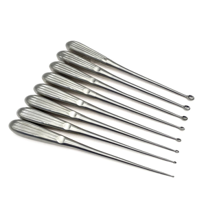 Cureta de hueso Manual de acero inoxidable de grado quirúrgico de alta calidad al por mayor cuchara de hueso herramientas ortopédicas quirúrgicas - Product Image 4