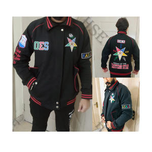 Varsity Jackets Oes Jackets Masonic Latter Women Jacket Oes Black Hse - Product Image 1
