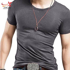 Rush Guard T-shirt de sport à compression pour homme Polyester Spandex Fitness Vêtements de sport unis - Product Image 6