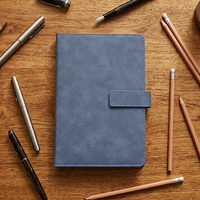 Cuaderno de Tapa Dura A5 con Forro de Cuero, Personalizado para Planificación Diaria y Uso Escolar, Novedad 2026-2027