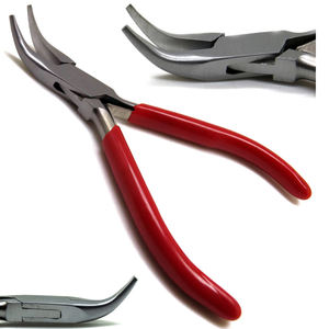 Alicates Profesionales para Nariz de 12 cm, Herramienta para Hacer Joyas con Punta de Trabajo de Precisión de 2 cm, Acero Inoxidable - Product Image 1