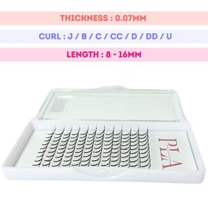 ขนตาปลอมสำหรับต่อขนตา6D นุ่มน้ำหนักเบาติดทนนานแบบซีซีดีดัดเป็นธรรมชาติ - Product Image 3