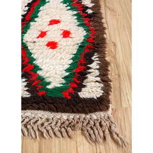 Nuray Ivory Hand Knotted Wool <b>Rugs</b> Geometric & Abstract Pattern <b>Boho</b> Style for Home Living Room Entryway & Hallway-Pae-4611 - Product Image 4