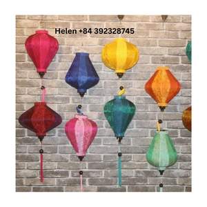 Vietnam Style traditionnel Antique Hoi an lanterne en soie de qualité supérieure pour la décoration faible coût d'expédition pour Noël - Product Image 5