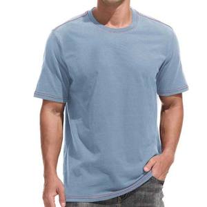 Service OEM T-shirt confortable 100% coton col rond coupe ajustée couleur personnalisée T-shirt décontracté pour homme été T-shirts surdimensionnés manches courtes - Product Image 4