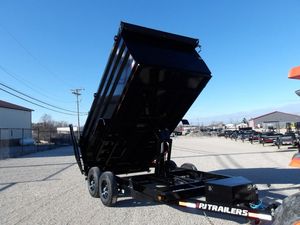 2026 High Standard Heavy Duty Gear Dump Farm <b>Trailer</b> Hydraulic Tilt 7x12 7x14 6x12 6x14 High Safety 3-Year Warranty - Product Image 2