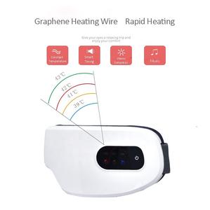 Massaggiatore elettrico per occhi con musica a vibrazione riscaldata e funzioni termiche per alleviare lo Stress per la cura della vista e il relax - Product Image 3