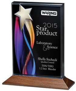 2025 Elegant Custom Crystal and Wood Award por logros sobresalientes con tecnología de impresión UV innovadora - Product Image 4