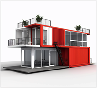 Casas de jardín de hadas prefabricadas SIPs, cabañas de estructura de acero ligera de bajo costo, casa contenedor prefabricada, diseño de casa