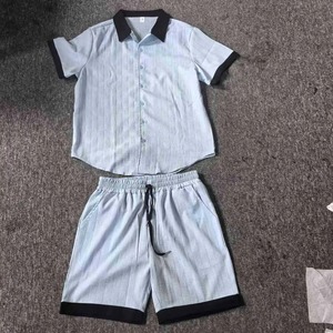 2025 camisa de manga corta informal de moda europea y americana para hombre traje de playa de lana de invierno en nuevos colores - Product Image 6
