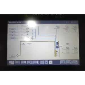 Réacteur Bioreactor Biostat B Twin pour culture cellulaire, 5L, 10L, en verre SW, universels, automatique, capacité 200L, avec cuve de réaction centrale – Offres promotionnelles - Product Image 6