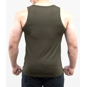 Camiseta sin Mangas de Algodón Personalizada para Hombre, Transpirable, de Secado Rápido, a Precio Razonable, para Gimnasio y Fitness - Product Image 5
