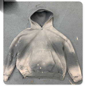 ขนแกะคุณภาพสูงของผู้ชาย XS ขนาดโอเวอร์ไซส์ฤดูหนาวมีฮู้ดซิปน้ำหนักเบาปักโลโก้ได้ตามต้องการ - Product Image 5