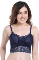 Sous-vêtements sexy OEM pour femmes, soutiens-gorge en dentelle florale, haut court en dentelle, soutien-gorge sexy en dentelle, lingerie, soutien-gorge sans couture rembourré pour femmes, vente en gros