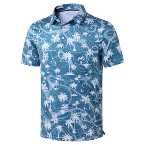 เสื้อเชิ้ตแขนสั้นพิมพ์ลายสำหรับผู้ชายทรงเข้ารูปสำหรับฤดูร้อนพร้อมป้ายโลโก้แบบออกแบบได้ตามต้องการ - Product Image 1