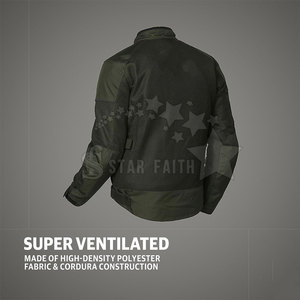 Chaqueta de Motocicleta de Invierno para Hombre, de Cordura, con Protecciones de Seguridad Homologadas CE, Cortavientos, Transpirable, de Secado Rápido, Manga Larga, Ligera - Product Image 4
