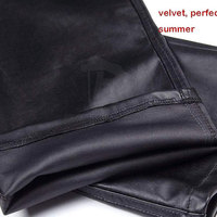 Pantalon en cuir coupe ajustée à la mode pour hommes Pantalon en cuir véritable de haute qualité pour hommes Pantalon en peau de mouton au meilleur prix