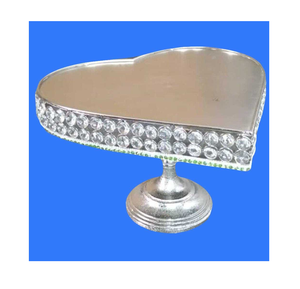 แท่นวางเค้ก2ชั้นอลูมิเนียมทรงกลมสำหรับตกแต่งเค้กหรูหรา - Product Image 5