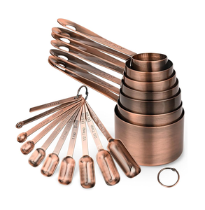 Excellent Quality Copper <b>Measuring</b> Scoop <b>Spoon</b> <b>Measuring</b> <b>Spoons</b> and <b>Measuring</b> Cups Kitchen Accessories - Product Image 5