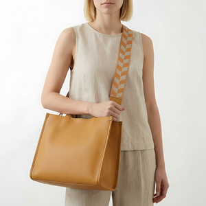 Nastro Jacquard Twill Geometrico Boho Parallelipedonale da 38mm con Stampa Leopardata per Sostituzione Cinghia Borsa Fai da Te |   Nastro Etnico di Lusso Sobre - Product Image 3