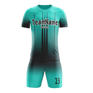 Conjunto de uniformes de fútbol personalizados para adultos, servicio OEM, ropa deportiva unisex con nombre de equipo - Product Image 1