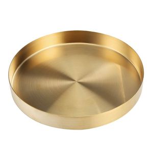 Elegantes bandejas de latón anidadas ovaladas para comedor moderno y decoración de Ramadán con acento en acabado dorado para el hogar y el estilo de eventos a la venta - Product Image 2