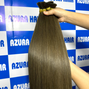 Super doble calidad 100% Remy Virgin Vietnam extensiones de cabello humano a granel sedoso recto fino extremo grueso precio al por mayor ventas - Product Image 1