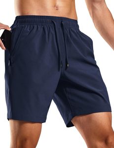 Nouveautés 2022 : Shorts de sport pour hommes en nylon, tricotés, unis, décontractés, avec cordon de serrage, design personnalisé, très tendance - Product Image 1