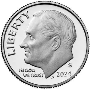 Pièce de collection rare 2014 Big D Roosevelt Dime - Product Image 4