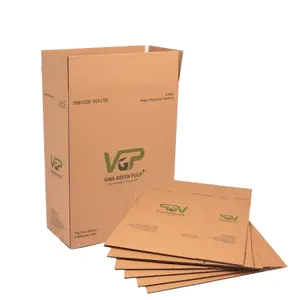 Картонная коробка для упаковки, готовая к экспорту Экологически чистая индивидуальная услуга, перерабатываемая упаковка в коробку с фабрики во Вьетнаме