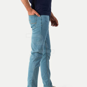 Venta al por mayor bajo MOQ Jeans pantalones para hombres por encargo último diseño hombres Jeans pantalones para la venta - Product Image 2