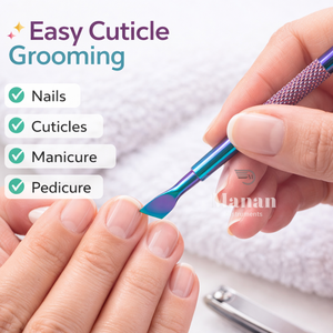 Empujador de Cutículas Color Arcoíris, Herramienta Profesional para Manicura y Pedicura, Instrumento para el Cuidado de las Uñas - Product Image 5